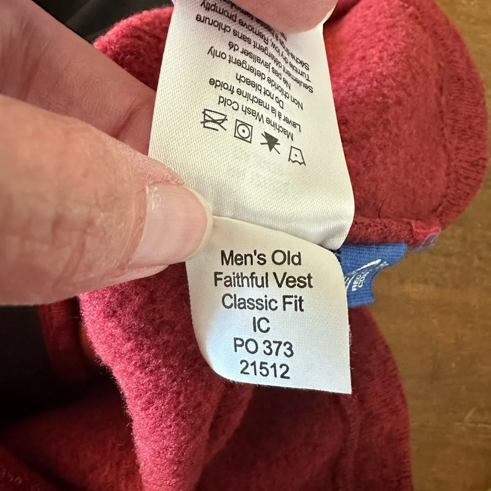 Mountain Khakis Men’s old faithful vest classic fit red size‎ XXL